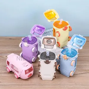 *2-in-1 Toy Bus Water Bottle for Kids*