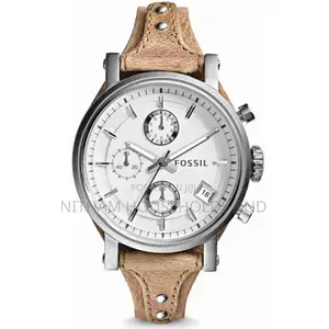 Fossil Es3625 Boyfriend Bone Leather Watch for Women