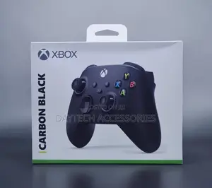 This Is a Microsoft Xbox Wireless Controller in the Carbon Black Color
