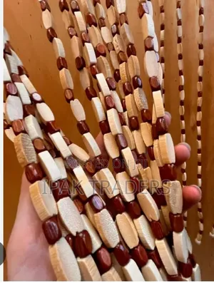 Beaded Wooden Door Curtain 
 Size 100cm×180cm