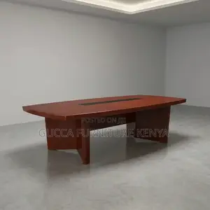12 Person Mahogany Conference Table.