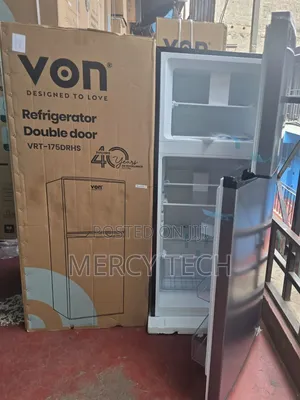 Von 175l Double Door Fridge