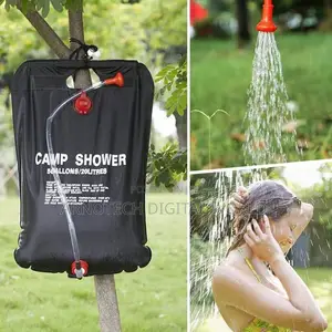 Camping Shower Bag 20l With Detachable Hose Switchable Shower Head