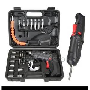 Cordless Screwdriver Set With Adjustable Body,Flexible Shaft Extension