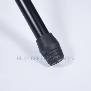 Adjustable Height Black Drum Stool
