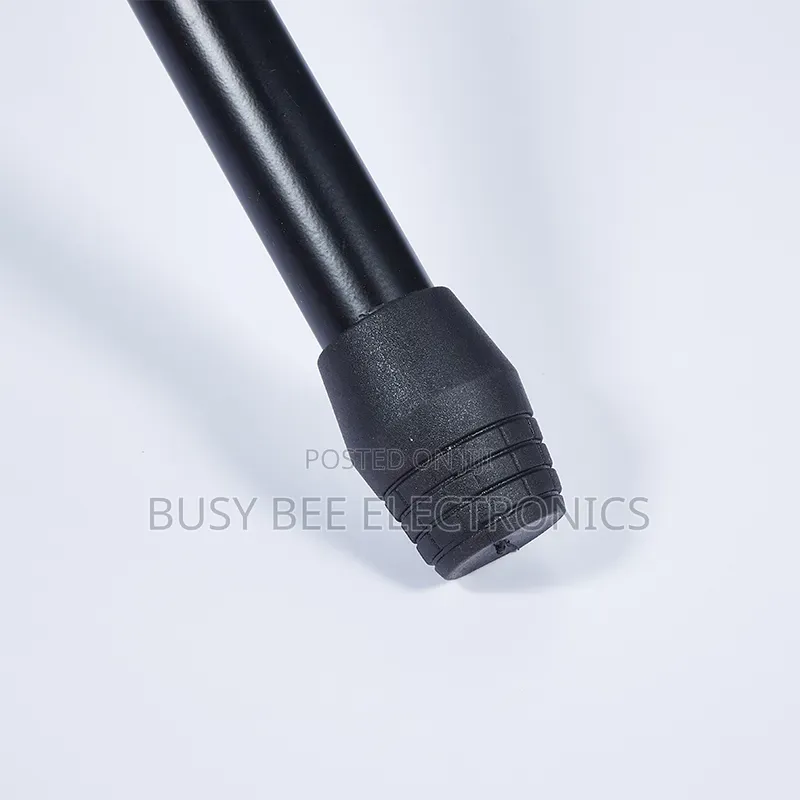 Adjustable Height Black Drum Stool