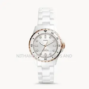 Fossil Ce1107 White Ceramic Watch for Women