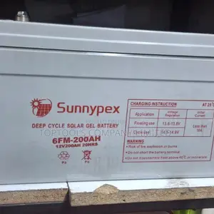 Sunnypex Deep Cycle Gel Battery 200ah