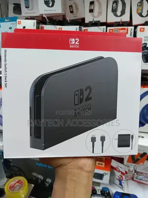 This Nintendo Switch 2 Dock Set Features A Sleek Black Dock