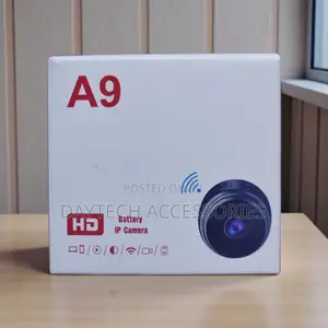 This Is an A9 Hd Battery Ip Camera - Black