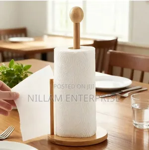 Bamboo Wood Tissue Holder*