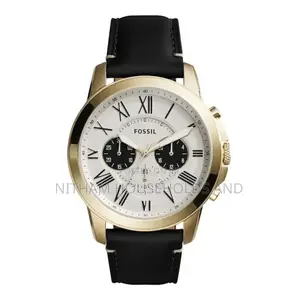 Fossil Fs5272 Grant Chronograph Black Watch for Men