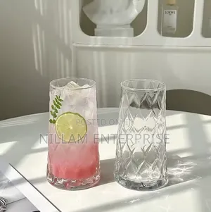 6pcs Diamond Rhombus Multifunctional Glass Cups*