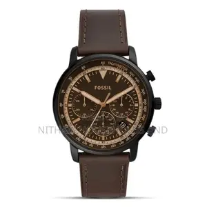 Fossil Fs5929 Goodwin Brown Chronograph Watch for Men