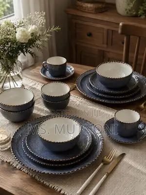  36 PCS Elegant Luxury European Kiln Porcelain Dinner Set