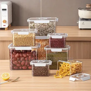 3pcs Set Acrylic Food Storage Containers*