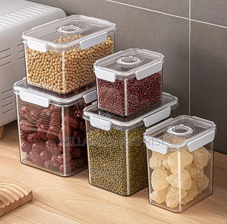 3pcs Set Acrylic Food Storage Containers*