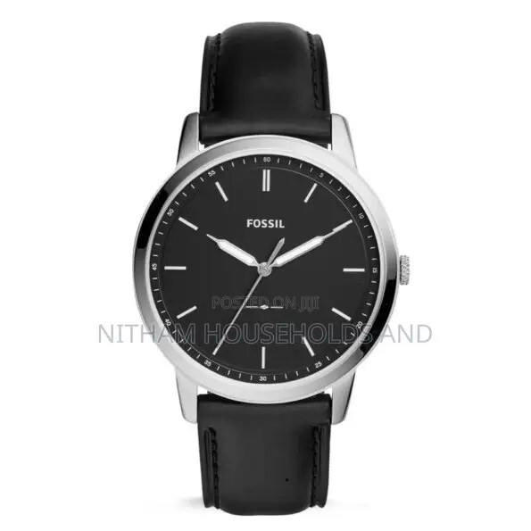 Fossil Fs5398 Slim Mode Leather Watch for Men