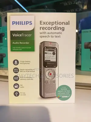 Philips Voice Tracer Audio Recorder Dvt2015 - Black