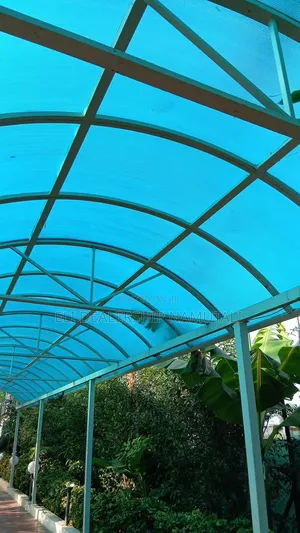 Blue Heavy-Duty Hollow Polycarbonate Roofing Solution – 2.1m × 5.8m