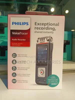 Philips Dvt6115 Digital Voice Tracer With Sembly Ai Voucher