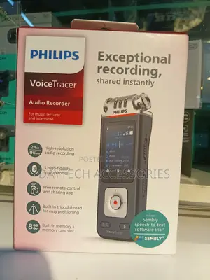 This Is a Philips Voicetracer Dvt6115 Audio Recorder - Black