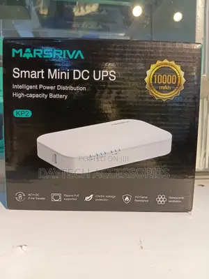 Marsriva Smart Mini Dc Ups 10000mah for Routers and Small Devices