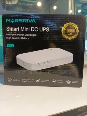 Marsriva Smart Mini Dc Ups 10000mah for Routers and Small Devices