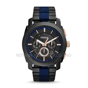 Fossil Fs5164 Machine Two Tone Stainless Steel Watch for Men