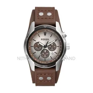 Fossil Ch2565 Coachman Brown Leather Watch for Men