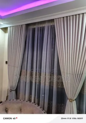 Heavy Duty Quality Window Curtains With Beautiful Gathers
