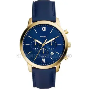 Fossil Fs5790 Neutra Blue Dial Chronograph Watch for Men
