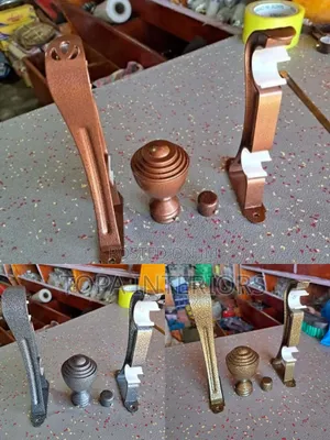 Scratch Resistant Wall Mounted Curtain Rod Accessories Double Brackets
