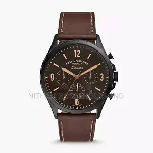 Fossil Fs5608 Forrester Brown Leather Watch for Men