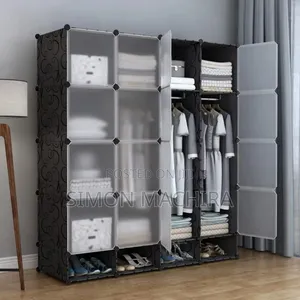 4 Door Plastic Wardrobe