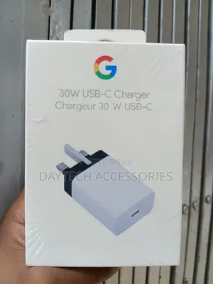 Official Genuine Google Pixel 30w Pd Fast Charger - White