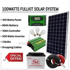 100-Watt Fullkit Solar System Kit