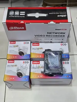 Dahua 4 Channel Ip Camera Smart Hybrid Full Set
