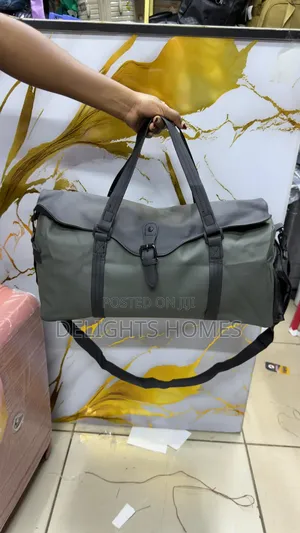 Leather-Look Duffle Bag_yu