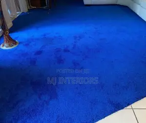 Heavy Duty Vip Blue Wall to Wall Carpet for High Traffic Areas