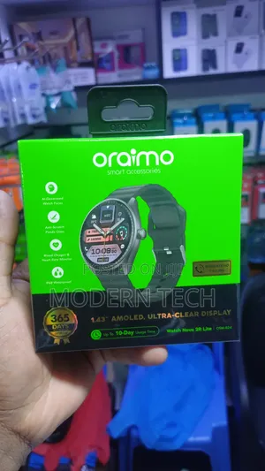 Oraimo Nova 2r Lite Smart Watch | Amoled Display Bluetooth Calling