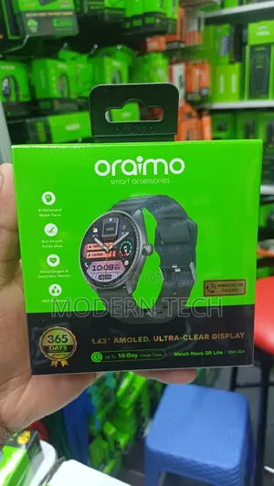 Original Oraimo Watch Nova 2r Lite Smartwatch – Ip68 Waterproof