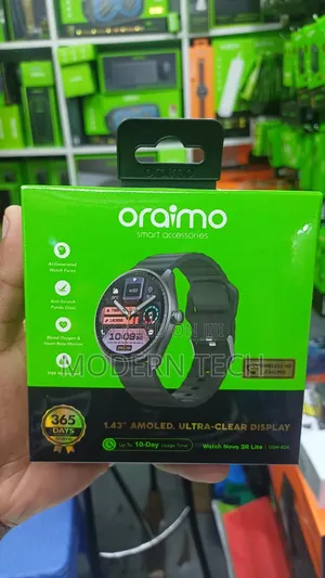 Oraimo Watch Nova 2r Lite Smart Watch – Heart Rate Spo2 Monitor
