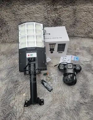 Ai Solar Camera 4g + Lighting 2 in 1 Security Camera
