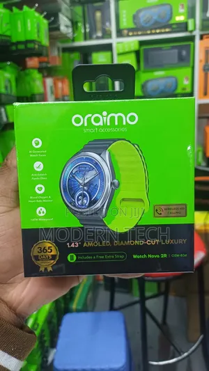Oraimo Watch Nova 2r 1.43" Amoled 35-Day Standby Smart Watch