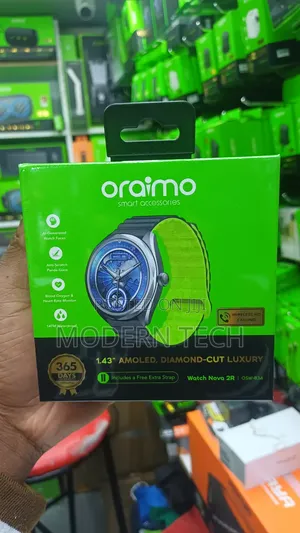 Oraimo Watch Nova 2r Smart Watch – Amoled Display 35-Day Standby