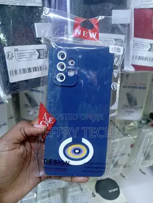 Samsung Galaxy A72 5g Blue Silicone Smartphone Case