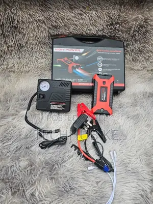 Car Jump Starter With Air Compressor Portable Battery Power Bank