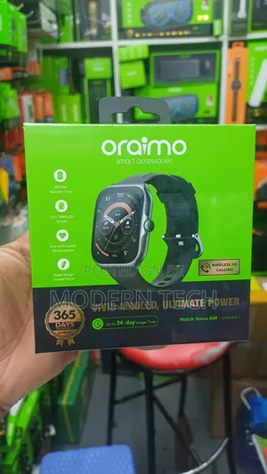 Oraimo Watch Nova Am – Hd Amoled Display, Sports Health Tracking