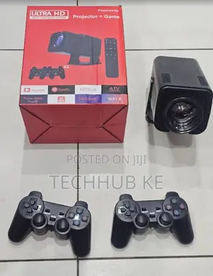 Mini Projector With Android Tv Gaming Console Hy320 Wifi 6 Projector
